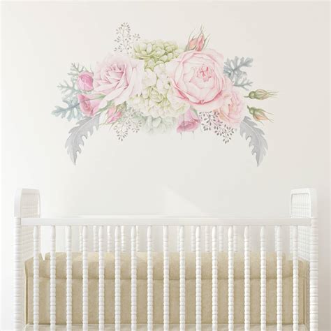 Pastel Florals Wall Sticker By Nutmeg Wall Stickers