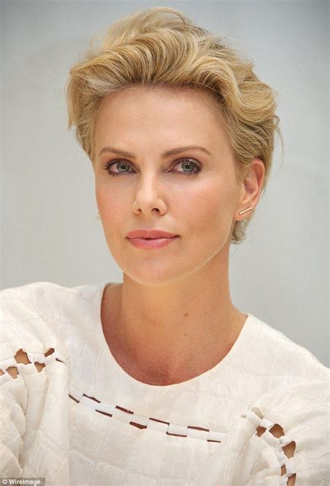 Charlize Theron Shows Off Glowing Complexion While Promoting New Film Charlize Theron Hair