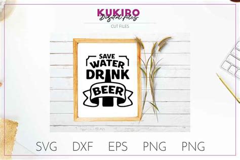 Download Save water drink beer SVG - Funny quote - Father's day SVG