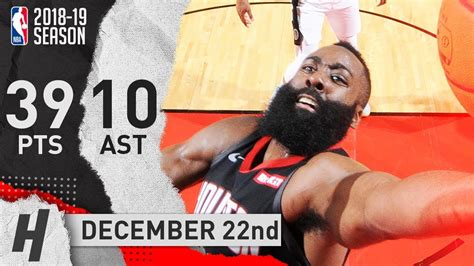 James Harden Mvp Highlights Rockets Vs Spurs 20181222 39 Pts 10