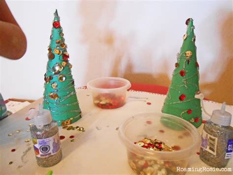 Easy Christmas Craft Paper Cone Christmas Trees Roaming