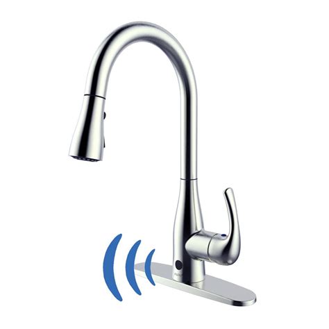 Function as water dispenser for cats. Flow Motion Activated Single-Handle Pull-Down Sprayer ...