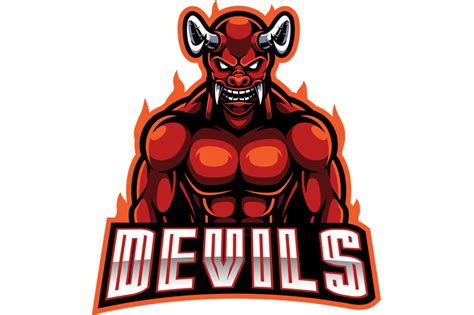 Berikut kumpulan logo squad game ff, pubg, ml. Red devil esport mascot logo design By Visink ...