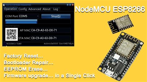 Nodemcu Esp8266 Factory Reset Erase Eeprom And Bootloader Repair All