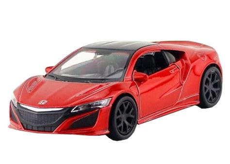Kids 136 Scale Welly Red 2015 Diecast Honda Acura Nsx Toy Nb1t846