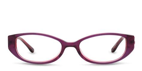 Guess Gu9052 Clear Purple Prescription Eyeglasses