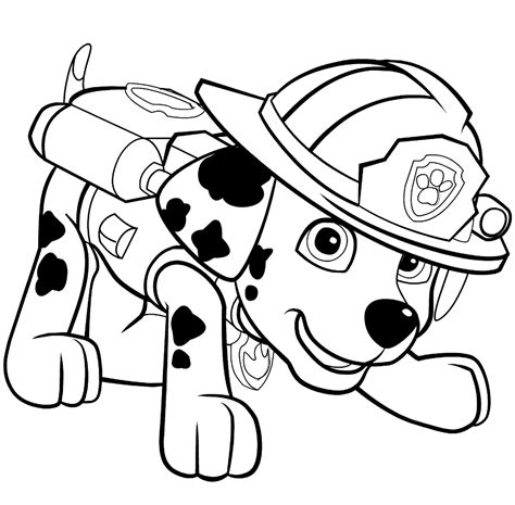Dibujos de La Patrulla Canina para colorear, Paw Patrol