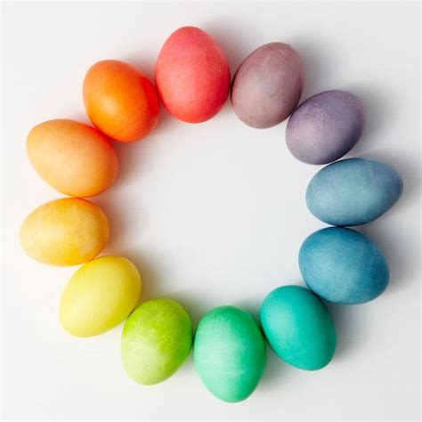 Dye Easter Eggs In Any Color Of The Rainbow With This Chart Martha