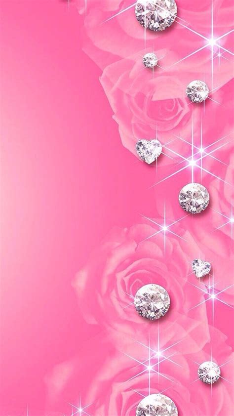 Pin By Daria Russ On Wallpaper Vol13 Pink Diamond Wallpaper Pink