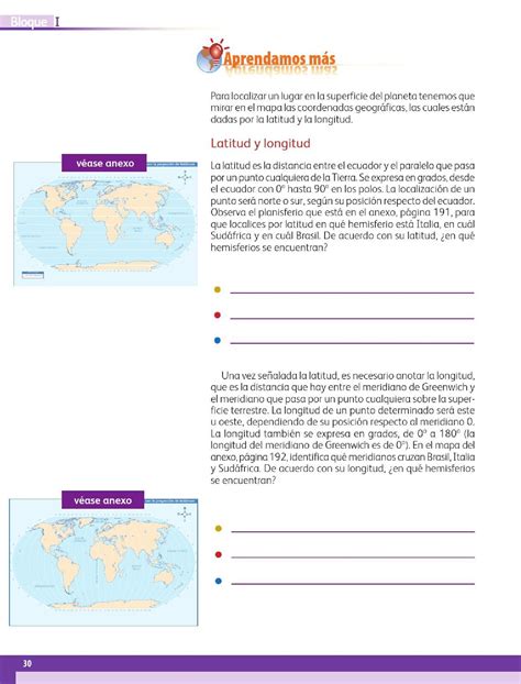 Las respuestas de las preguntas y ejercicios propuestos en cada bloque de la guía. ¿Cómo localizo? - Bloque I - Lección 4 ~ Apoyo Primaria