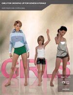 Daz Asset Character Girls For Growing Up For Genesis Female