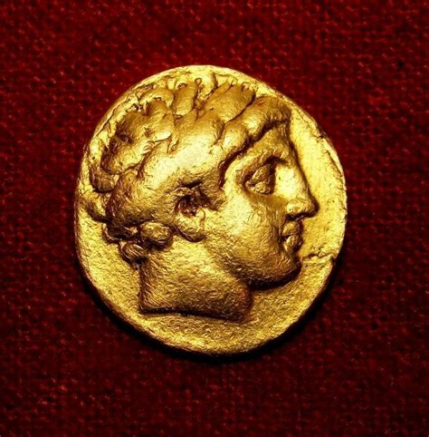 Gold Staterphilip Ii Or Alexander The Greatapollo With Piercing Eye