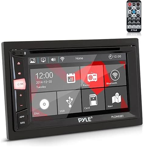 Pyle Double Din Dvd Car Stereo Player Bluetooth In Dash Car Stereo