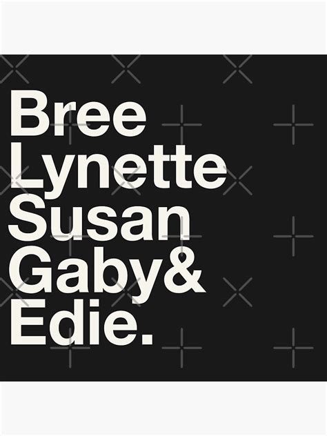 Desperate Housewives Bree Lynette Susan Gaby Edie In Black