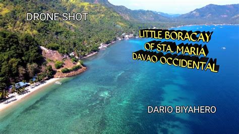 Little Boracay Beach Resort Drone Shot Sta Maria Davao Occidental