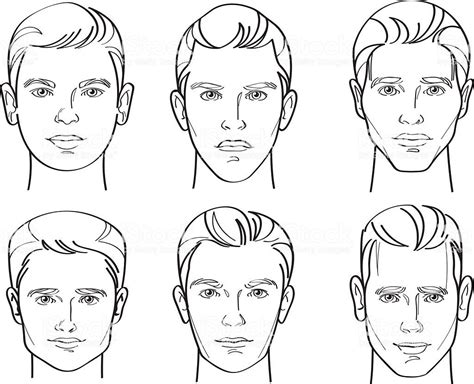Male Face Drawing Easy Lapiz Rostros Gesichter Rosto Head Ez Zeichne