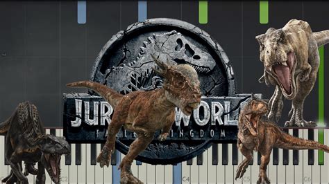 Jurassic World Fallen Kingdom Soundtrack Piano Tutorial Synthesia