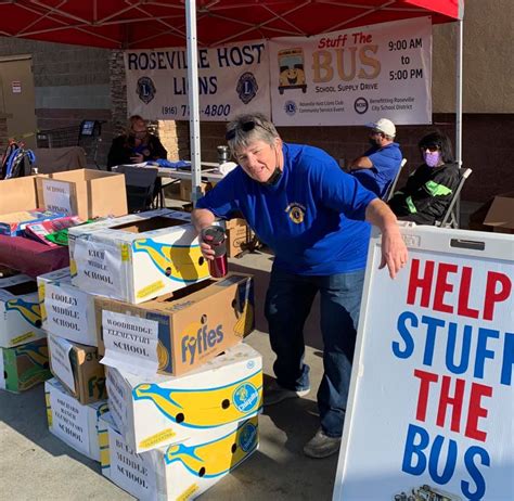 Day Two For “stuff The Bus” Roseville Host Lions Club Facebook