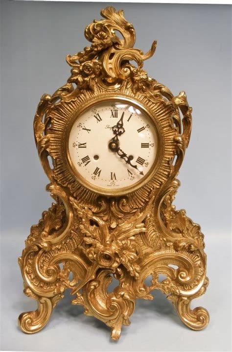 Italian Imperial Rococo Style Mantle Clock Sep 19 2009 Edens