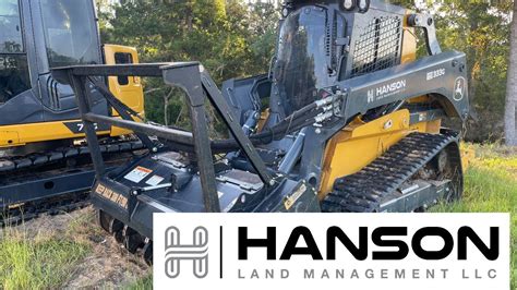 Land Clearing Using Our 2022 333g John Deere Skid Steer With Mulching