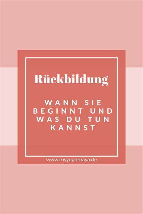 Vor allem im bereich bauch und becken hat die schwangerschaft einiges anders hinterlassen, als es sein sollte. 49 HQ Pictures Wann Mit Rückbildung Beginnen : Ruckbildung ...