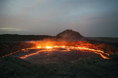 New Fissure Eruptions Leak Lava At Erta Ale Volcano •