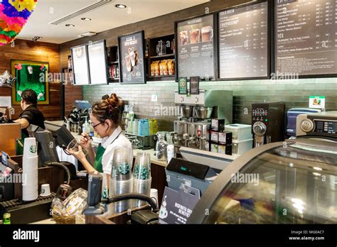 Starbucks worker cup hi-res stock photography and images - Alamy