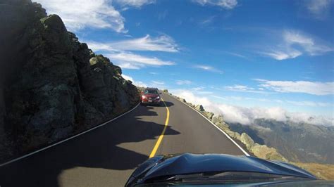 Driving Mount Washington Auto Road In Fall