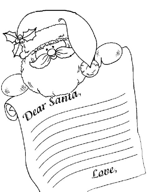 Santa is also enjoying their company. Dear-Santa-Template.gif (800×1046) | Santa coloring pages ...