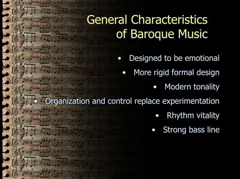 Sometimes also used to mean continuo: PPT - General Characteristics of Baroque Music PowerPoint Presentation - ID:453532