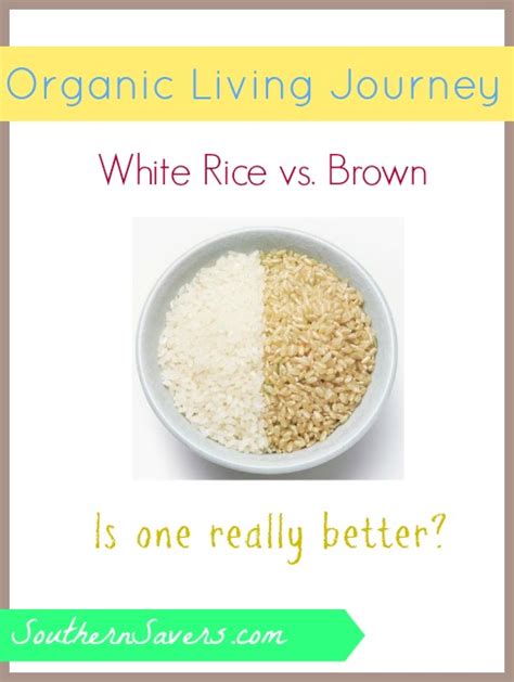 First i really am not so sure that my plant knows whether or not the molecule of nitrogen it takes up is from a syntheti. Organic Living Journey: White Rice vs. Brown Rice ...