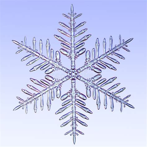 Microscopic Snowflake Stock Image Image Of Study Microscopic 4245029