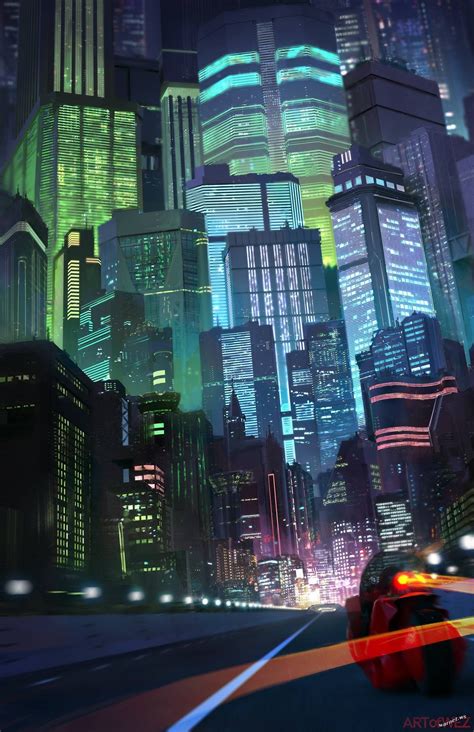 Tokyo Cyberpunk Neon City Wallpaper