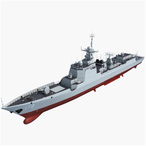 Chinese Navy Type 052d Destroyer 172 3d Model 239 Fbx Max Unknown