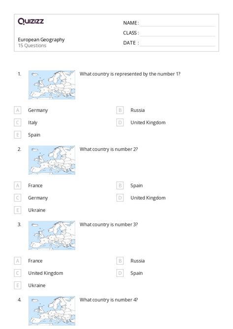 50 Geography Worksheets For 8th Grade On Quizizz Free And Printable