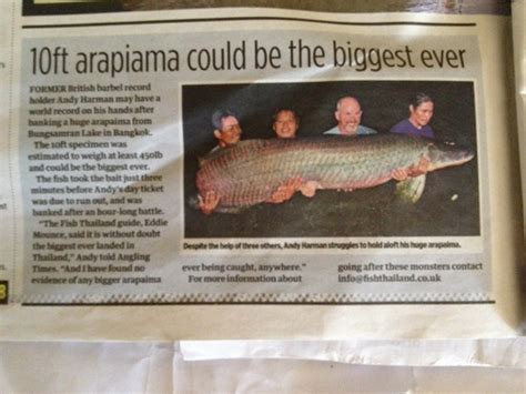 Fishing For Thailands Biggest Arapaima