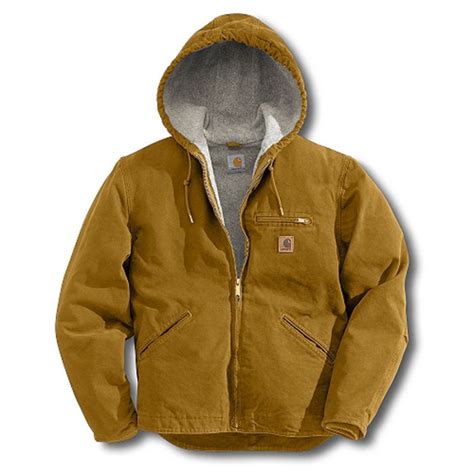 carhartt men s sandstone sierra jacket sherpa lined j141