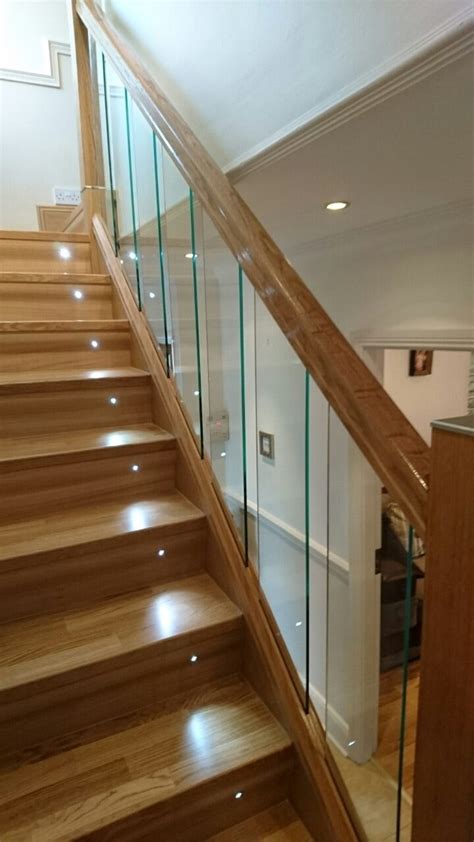 George Quinn Stair Parts Plus Urbana Glass Range With Lighting George Quinn Stair Parts Plus