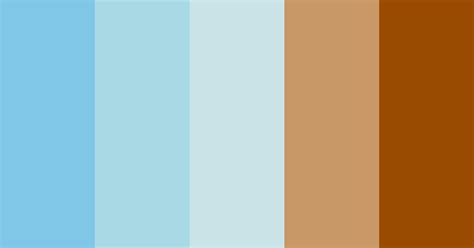 Light Blue And Brown Color Scheme Blue