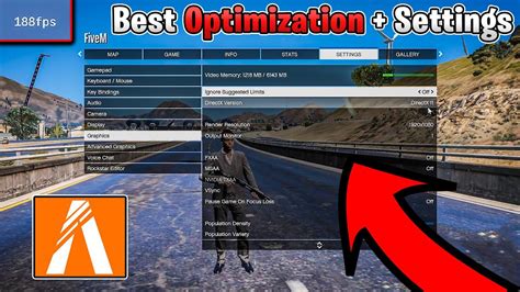 Fivem Best Pc Optimization Best Pc Settings Fix Lag While Driving Youtube