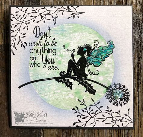 Fairy Hugs Stamps Dandelion Fairy Stamper