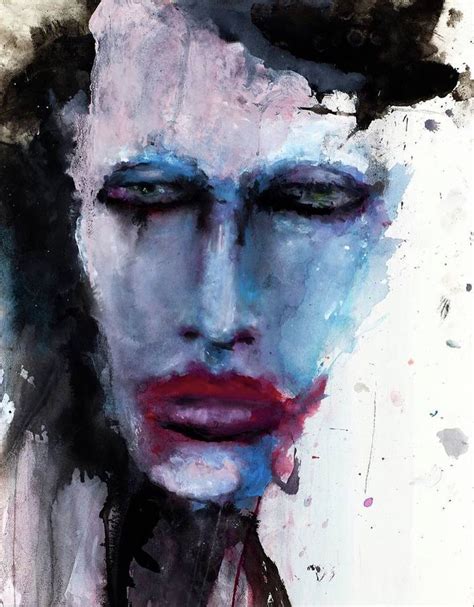 Pin De Sara En Artsy Arte Marilyn Manson Pinturas Pintura Para Ropa