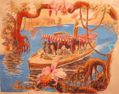 Jungle Cruise Concept Art By Imagineer Harper Goff Old Disney Disney