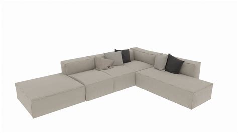 Corner Sofa 3d Model Turbosquid 1780302