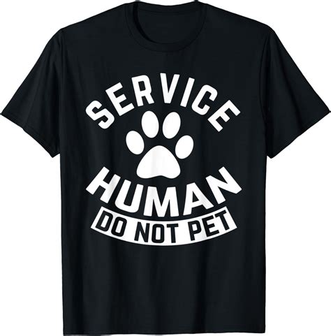 Funny Dog Do Not Pet Human T Shirt Clothing