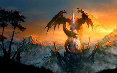Awesome Dragon Backgrounds Wallpapersafari