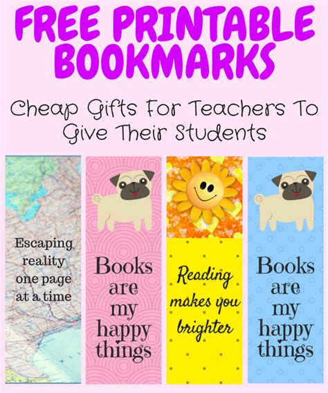 Printable Bookmarks For Teachers Printable Word Searches