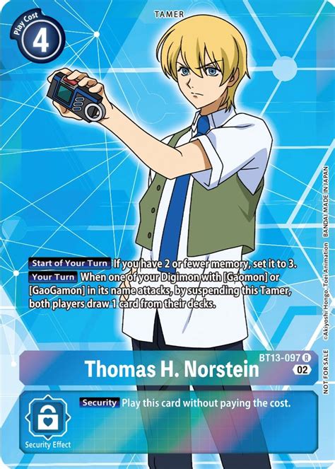 Thomas H Norstein Box Topper Versus Royal Knights Digimon Card Game