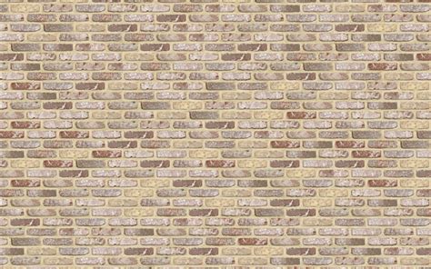 Download Wallpapers Brown Brick Wall Brick Texture Background With