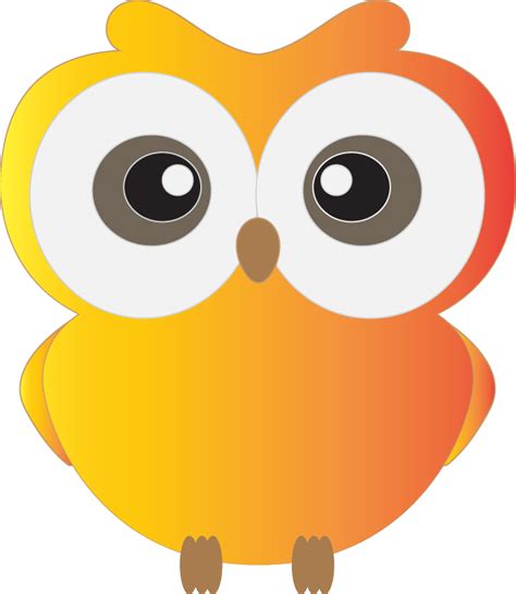 Cute Yellow Owl Clipart Clip Art Library
